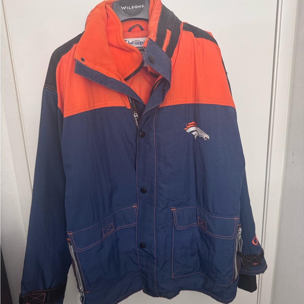 Vintage Denver Broncos Champion Multilayer Winter Jacket